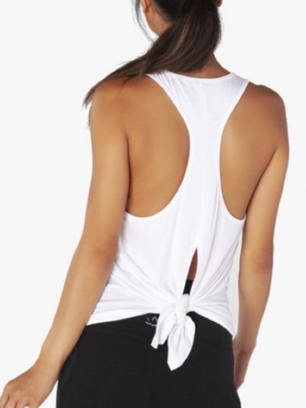 NWT Beyond Yoga White Draw The Line Tank in White Size XS